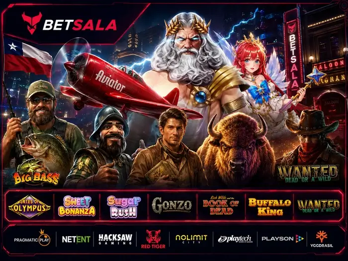 Tragamonedas, mesas virtuales y casino en vivo en Betsala