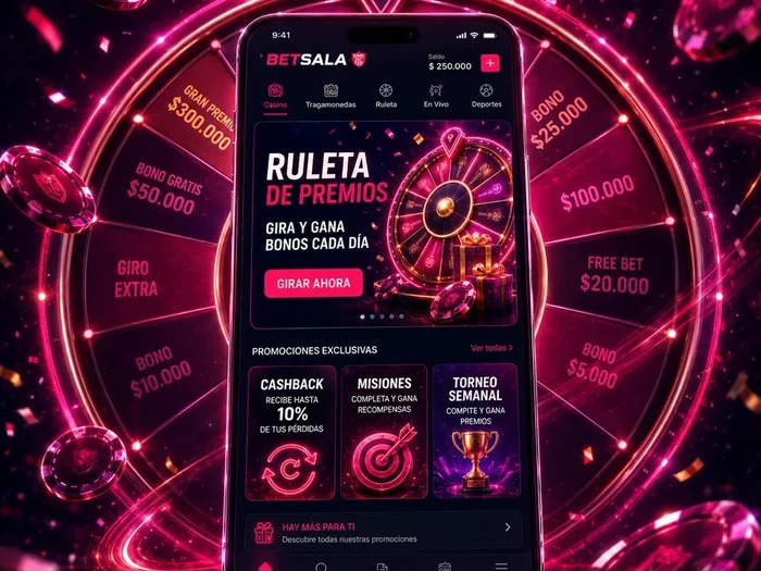 Betsala App Chile para Android, iPhone y navegador móvil